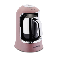 Korkmaz Kahvekolik Mokkamaschine Kaffeemaschine Rosa Gold...
