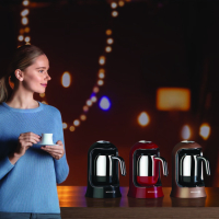 Türkische Kaffeemaschine Korkmaz Kahvekolik Mokkamaschine Rosa Gold