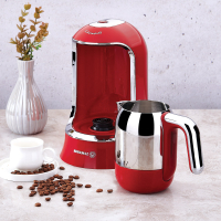 Türkische Kaffeemaschine Korkmaz Kahvekolik Mokkamaschine Rot