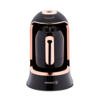 Türkische Kaffeemaschine Korkmaz Kahvekolik Mokkamaschine Deluxe Schwarz Rosegold