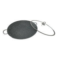 Menzir San Bräter aus Granit Kavurma Tenceresi Wok 32cm