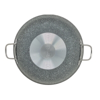 Menzir San Bräter aus Granit Kavurma Tenceresi Wok 32cm