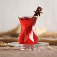 Türkische Teegläser Alya 6er Set 165ml Lav