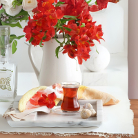 Teeglas Unterteller Demet 6er Set 170ml Lav