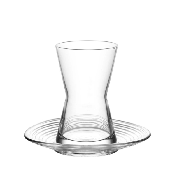 LAV Teeglas Set Derin155ml 12-teilig für 6 Personen traditionelles türkisches Cay Set