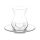 LAV Alya Teeglas-Set 12-teilig — 6 Çay-Gläser 165 ml + 6 Untertassen
