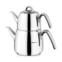 Korkmaz Vertex Teekannen-Set Çaydanlık 1,0/2,0 l...