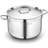 Korkmaz Kochtopf aus Edelstahl Tencere Alfa 68l 26x13cm...
