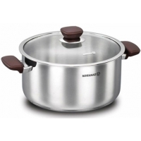 Korkmaz Kochtopf aus Edelstahl Tencere Kappa 8 l 28x14cm...