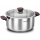 Korkmaz Kochtopf aus Edelstahl Tencere Kappa 8 l 28x14cm A16891