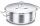 Korkmaz Kochtopf Extra Low Casserole aus Edelstahl Tencere Mega 10l 36x10cm A1956