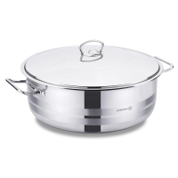 Korkmaz Kochtopf aus Edelstahl Tencere Mega 6 l 28x11cm...
