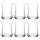 LAV Lune Wassergläser Set 225ml 6erPack Klar und Robust