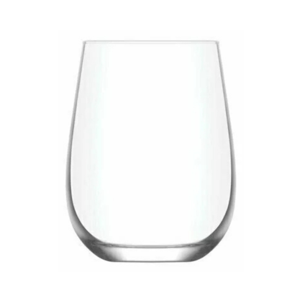 LAV GAI365A TrinkglasSet 3teilig 475 ml Klares Wasserglas für den täglichen Gebrauch