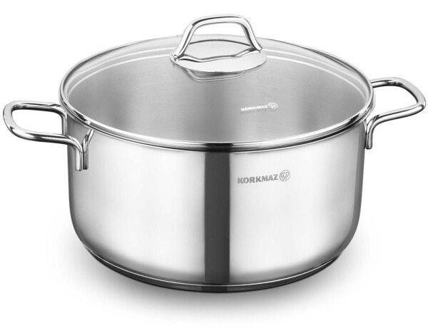 Korkmaz Kochtopf Edelstahl Induktionsgeeingnet 22x11cm Perla A1656