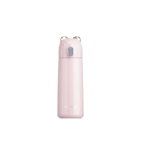 Korkmaz Bambino Plus Kinder-Isolierflasche 350 ml – Edelstahl, Pink