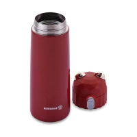 Korkmaz Bambino Plus Kinder-Isolierflasche 350 ml – Edelstahl, Rot
