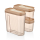 VIP Ahmet Vorratsdosen Set 3tlg in KupferTransparent 4L2L2L