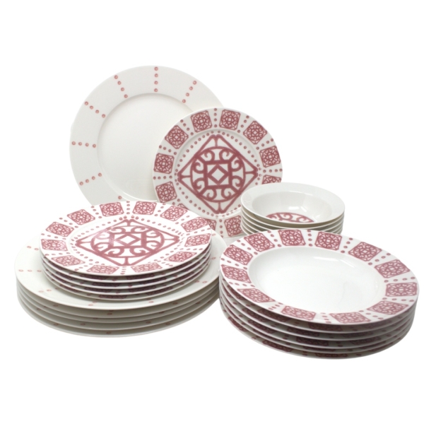Kütahya Porselen Bone Kalipso 24 Teile Porzellan Geschirr Set BNKL24Y2880050