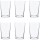 Pasabahce Alanya TrinkGläser 6er Set WasserGläser TrinkBecher aus Glas SaftGläser 205ml 52952