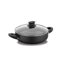 Korkmaz Lina Low Casserole 26x7 Black A2878
