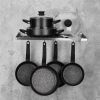 Korkmaz Lina Low Casserole 26x7 Black A2878