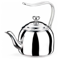 Türkische Teekanne Caydanlik Edelstahl Korkmaz...