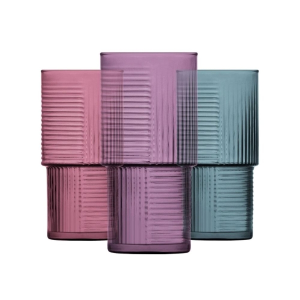 LAV HLN376A PFT3M0150AC Helen COLOR 3er Trinkglas 400cc