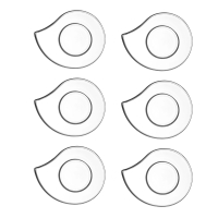 Teeglas Unterteller Eva 6er Set 170ml Lav