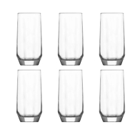 Trinkgläser Wassergläser Diamond 6er Set 385ml Lav