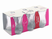 Teeglas Unterteller Klasik 6er Set 170ml Lav