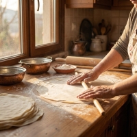 Weissberg Home Oklava 80 cm Holz Nudelholz für...