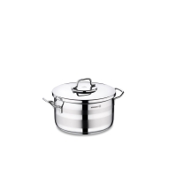 Kochtopf Edelstahl Korkmaz Astra 20 Cm Induktion Poliertes Edelstahl