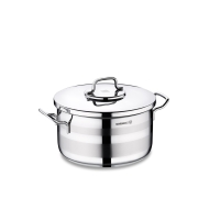 Kochtopf Edelstahl Korkmaz Astra 24 Cm Induktion Poliertes Edelstahl