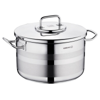 Kochtopf Edelstahl Korkmaz Astra 30 Cm Induktion Poliertes Edelstahl