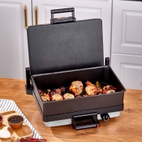 Silex Multigrill 61015 im Set mit gratis BASIC Kasserolle – Kontaktgrill für Sandwich, Pizza & mehr