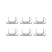 Glastassen mit Henkel Cozy 12er Set 225ml Lav