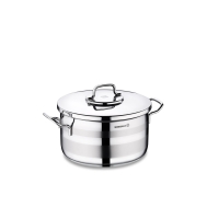 Kochtopf Edelstahl Korkmaz Astra 22 Cm Induktion Poliertes Edelstahl