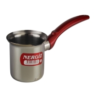 Nergiz Cezve Moccakanne No 3 Edelstahl rot Griff 1 Tasse...