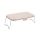 Faltbarer Bettisch Klapptisch Multifunktional Camping Tisch mit Beinen tragbar Beige