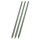 Metallspiess Gross Flach Kebabspiess Edelstahl Grillspiess Wiederverwendbar BBQ Zubehoer 3er Pack 2x60cm