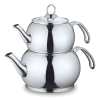 Weissberg Türkische Teekanne Edelstahl...