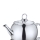 Weissberg Edelstahl Teekanne Set Tommy 1 l 2 l induktionsgeeignet fuer tuerkischen Tee doppeltes Kanne Set