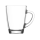 LAV Vega Glasbecher Set 6er 320ml mit Henkel vielseitig als Tee- und Kaffeeglas