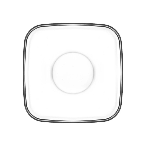 LAV Cozy Teeglasunterteller 6er Set Glas Unterteller quadratisch