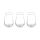 Weissberg Aylin Glas Set 3 teilig Trinkglas 280ml Wasserglas Saftglas modern