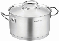 Kochtopf Edelstahl Korkmaz Pro Line 24 Cm Induktion Matt Edelstahl