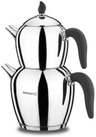 Korkmaz Teekanne aus Edelstahl Induktion Sehnaz Tea Pot...