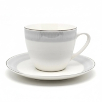 Weissberg Home Coffee Time Kaffeetassen Set 180 ml – 6 Tassen & 6 Unterteller WH2960