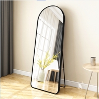 Design Ganzkörperspiegel Schwarz 50x160 cm...